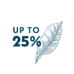 tobacco leaf 25 percentage icon